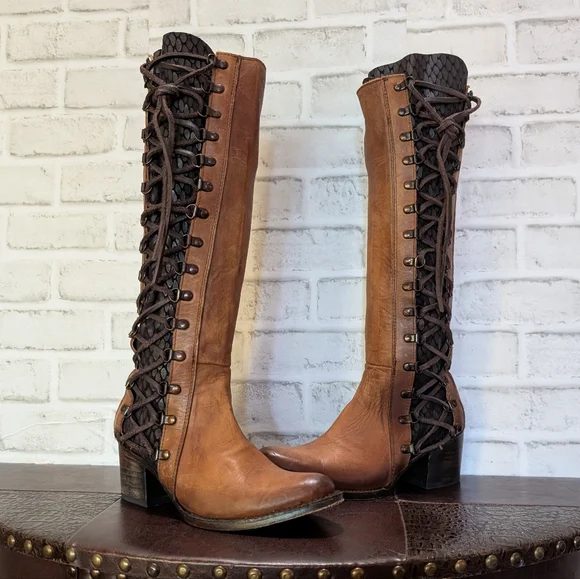 FreeBird WYATT Lace Up Boots size 7 - Picture 13 of 15